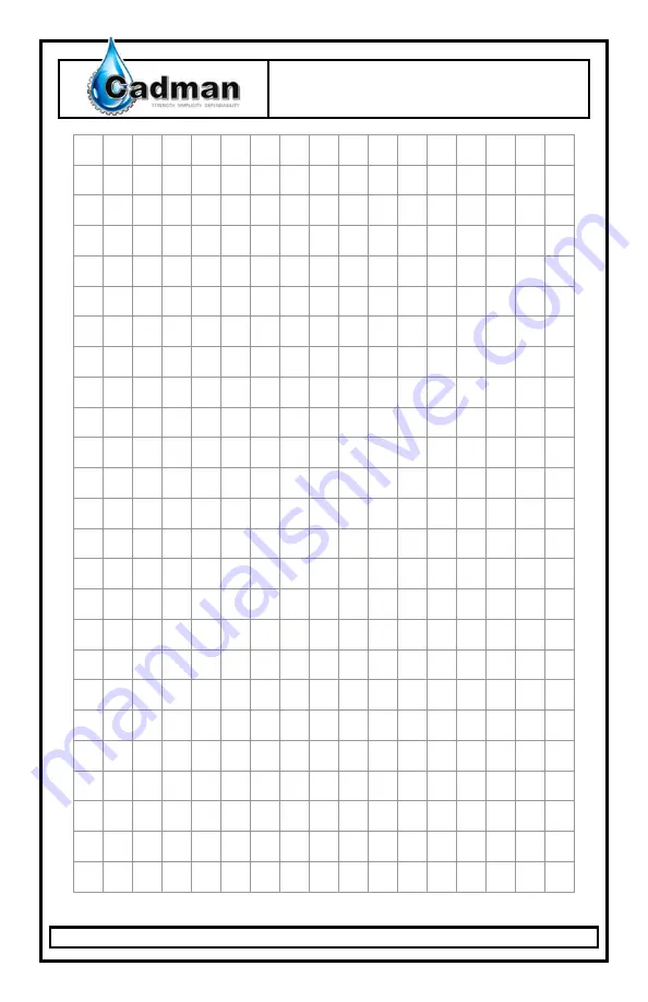 Cadman 1100 Operator'S Manual Download Page 32