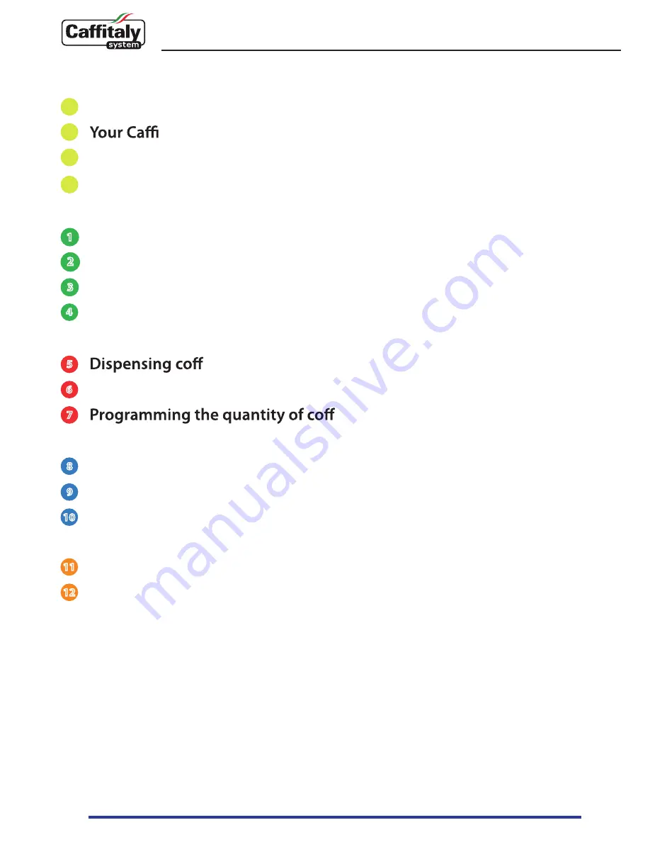 Caffitaly System S05 Instruction Manual Download Page 2