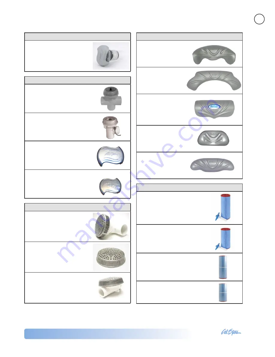 Calspas 6115 Owner'S Manual Download Page 243