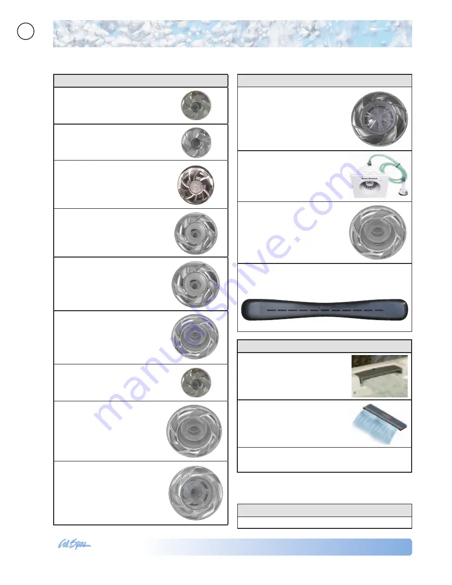 Calspas 6115 Owner'S Manual Download Page 292