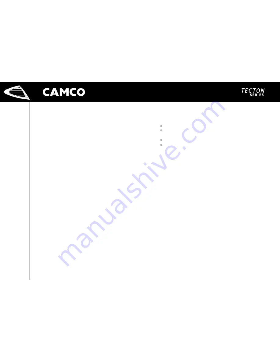 Camco P Series Скачать руководство пользователя страница 6