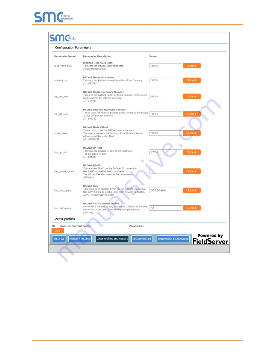 Camus Hydronics ProtoNode FPC-N34 Startup Manual Download Page 32