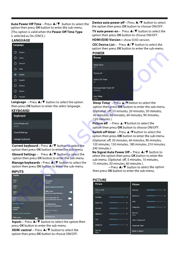 Candy C50K702AU Owner'S Manual Download Page 17