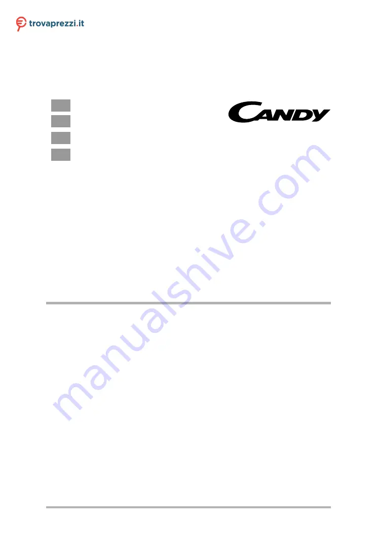 Candy CDS 1L28B User Instructions Download Page 1