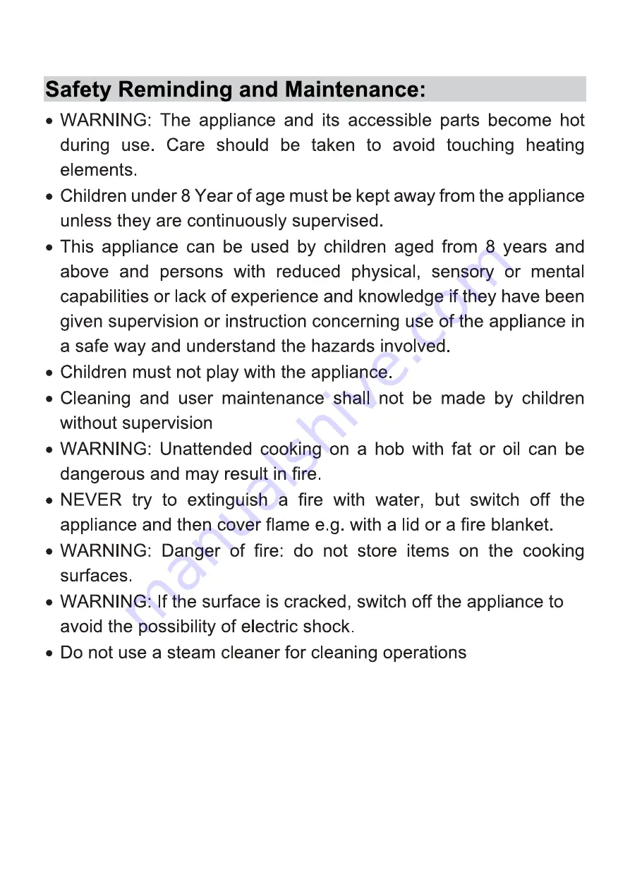 Candy CI633C/M1 Instruction Manual Download Page 3