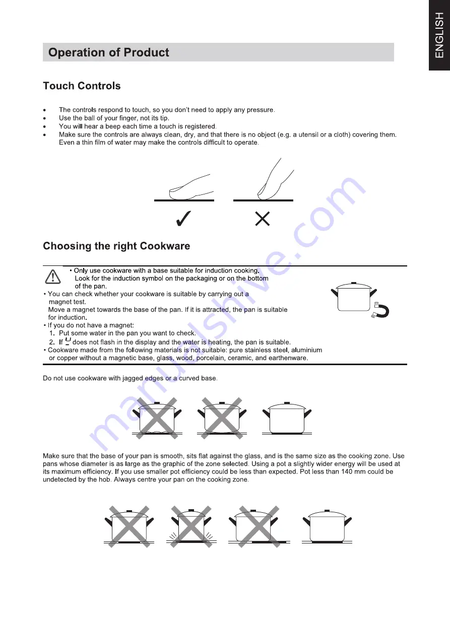 Candy CI633C/M1 Instruction Manual Download Page 8