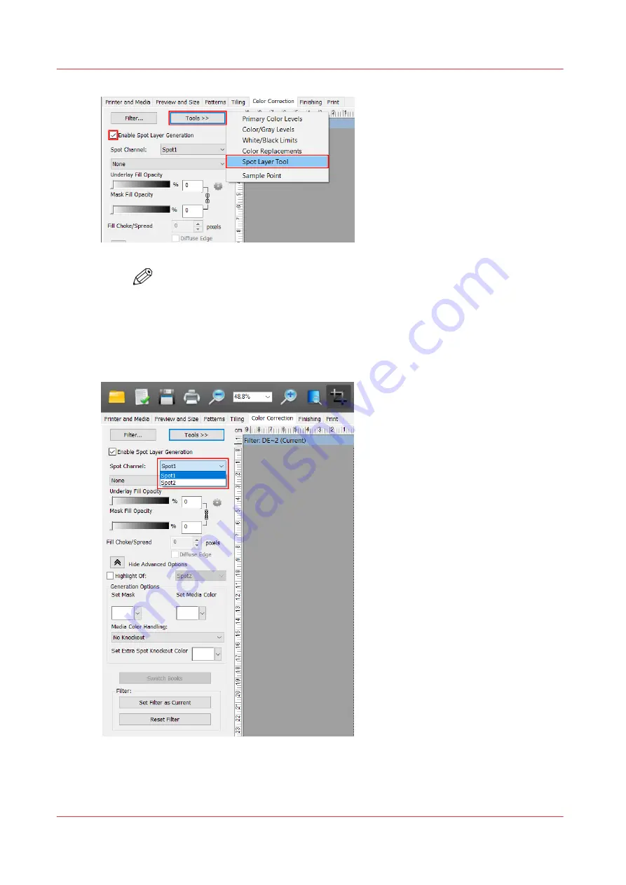 Canon Arizona 6100 XTHF Mark II Series User Manual Download Page 124