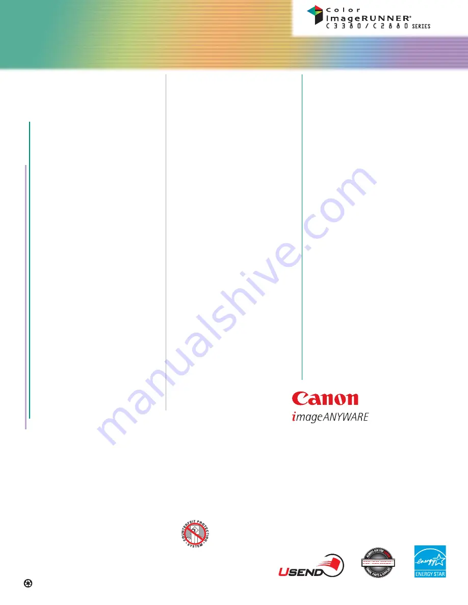 Canon Color imageRUNNER C3380 Series Скачать руководство пользователя страница 16