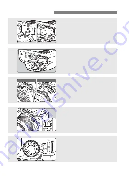 Canon EOS REBEL SL1 Basic Instruction Manual Download Page 6