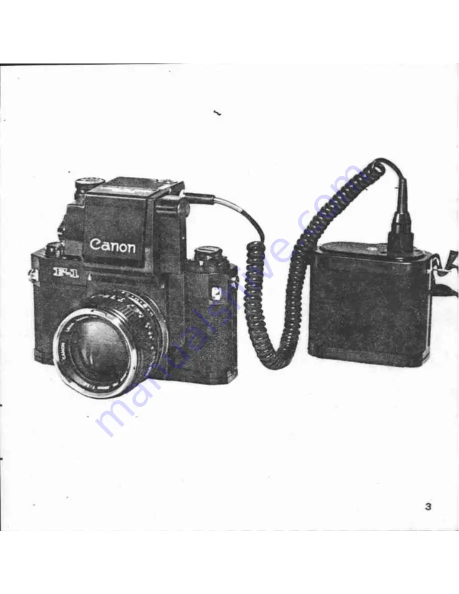 Canon F-1 Скачать руководство пользователя страница 3