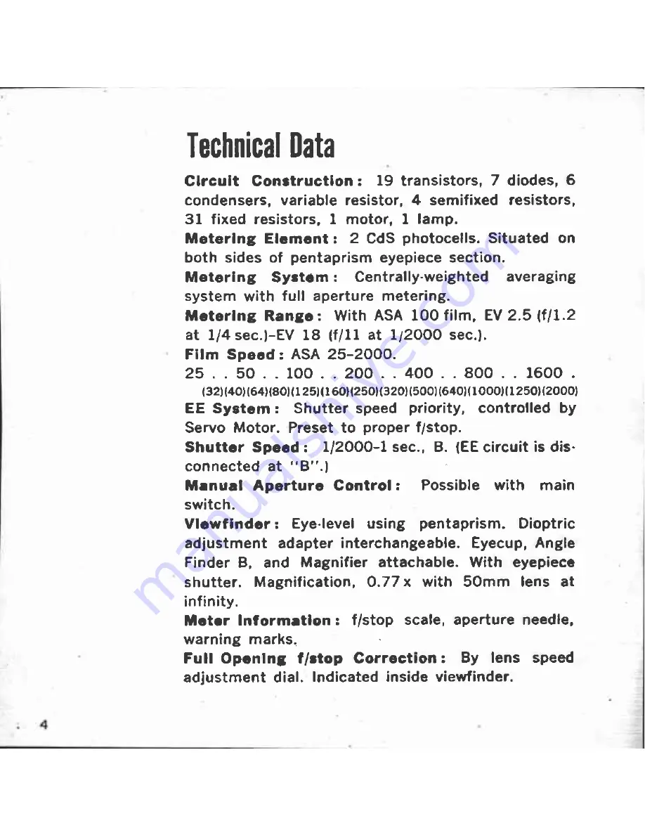 Canon F-1 Manual Download Page 4