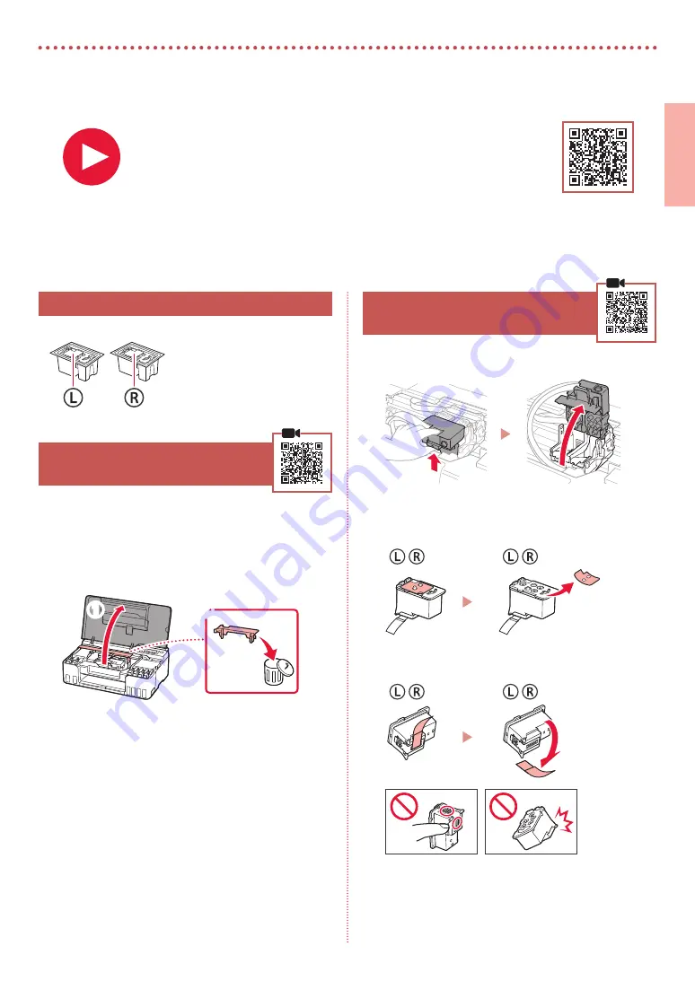 Canon G550 Скачать руководство пользователя страница 3