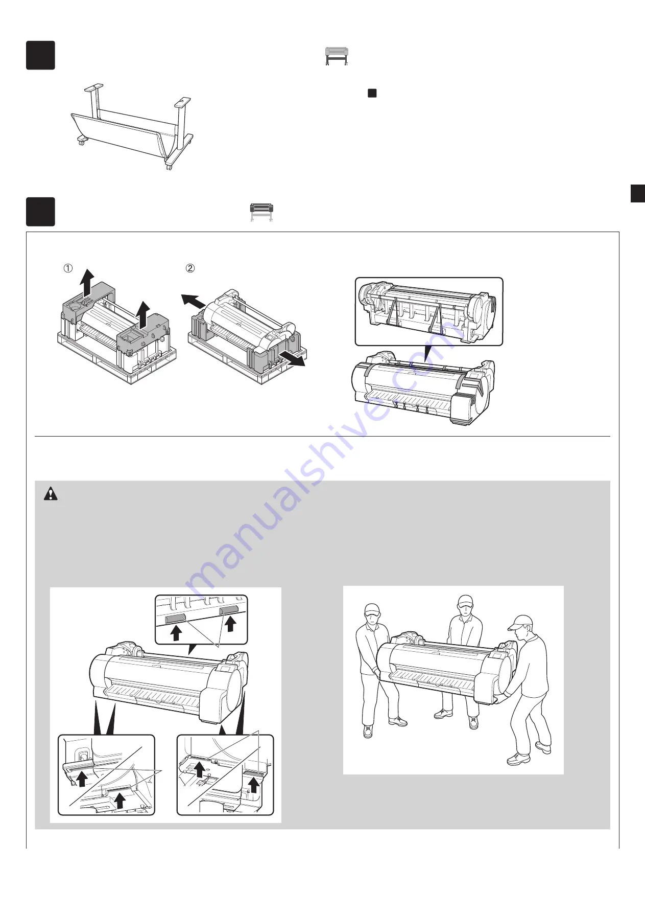 Canon imagePROGRAF TA-30 Setup Manual Download Page 4