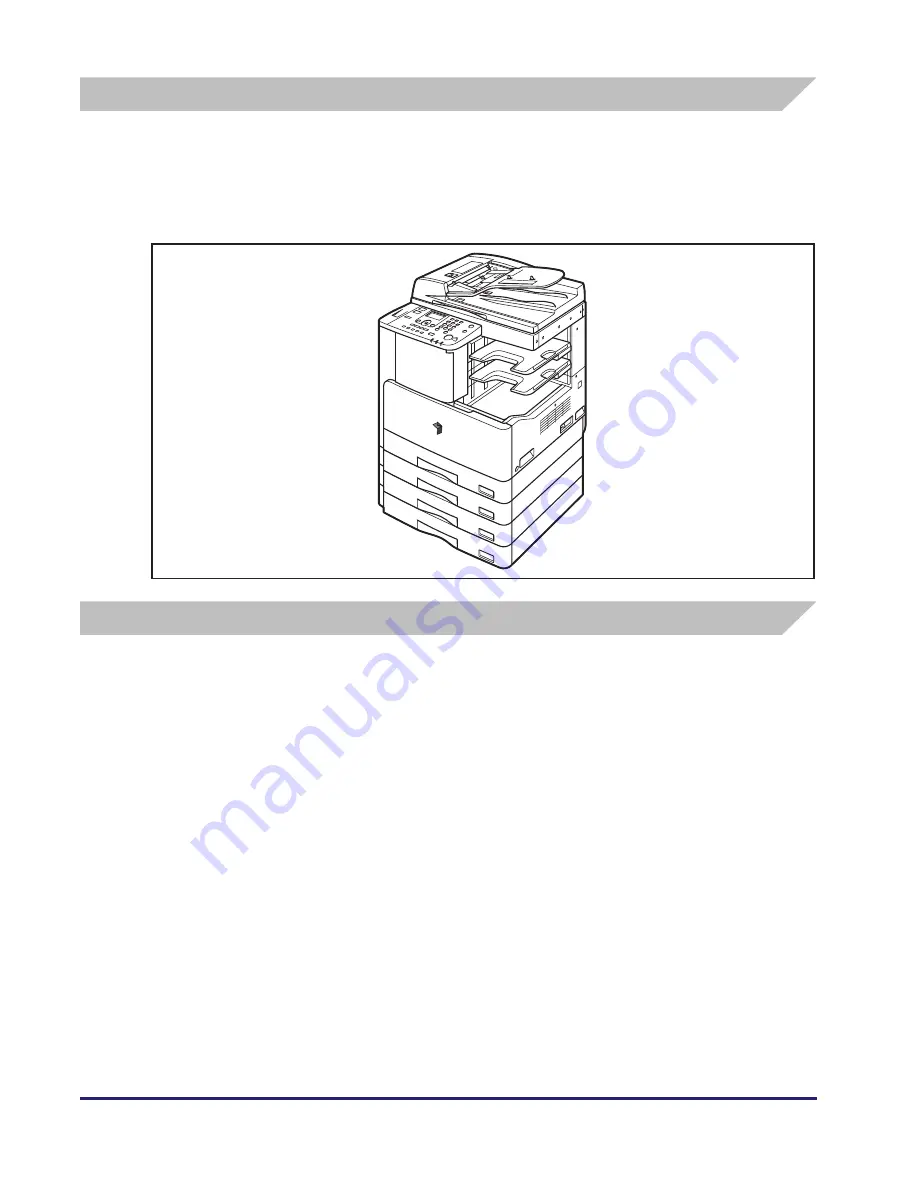 Canon imageRUNNER 2320 User Manual Download Page 12