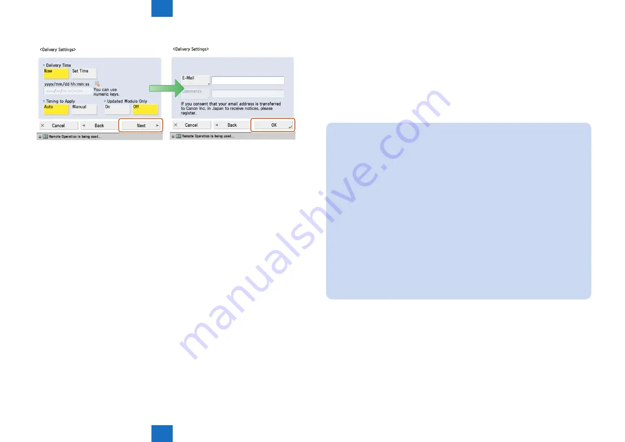 Canon imageRUNNER ADVANCE C2030 Service Manual Download Page 409