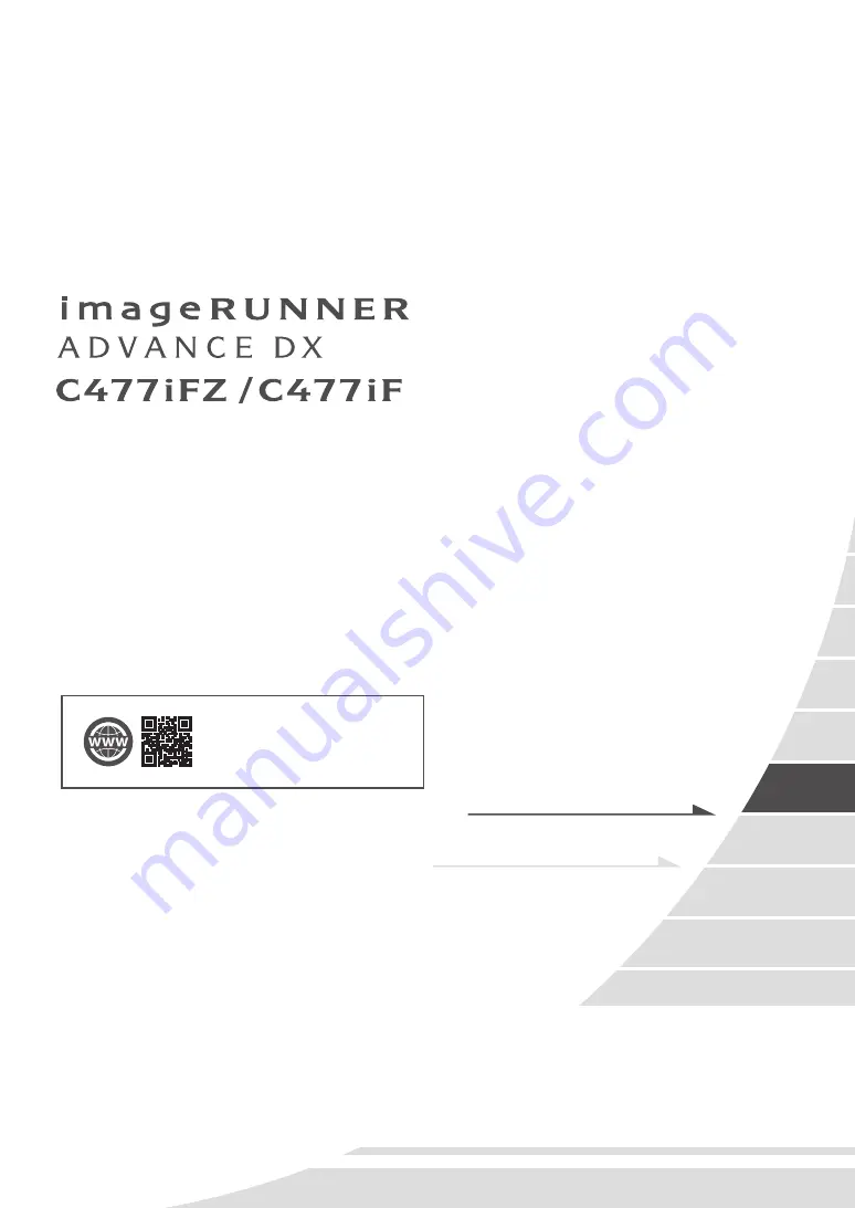 Canon imageRUNNER ADVANCE DX C477iFZ Скачать руководство пользователя страница 3