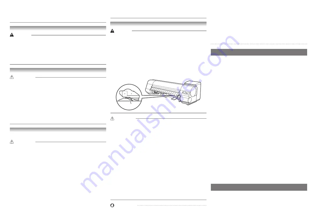 Canon iPF830 Series Quick Manual Download Page 5