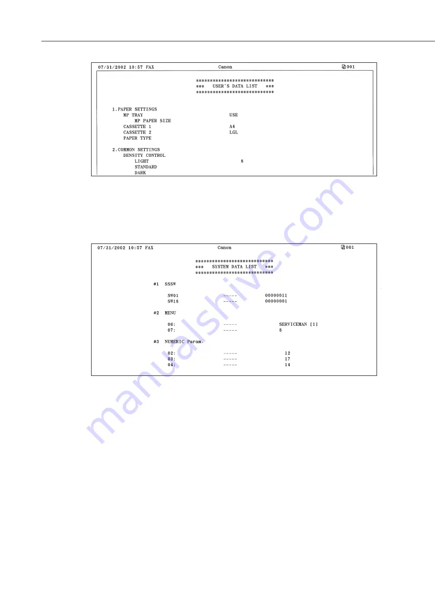 Canon LASER CLASS 730i Service Manual Download Page 198