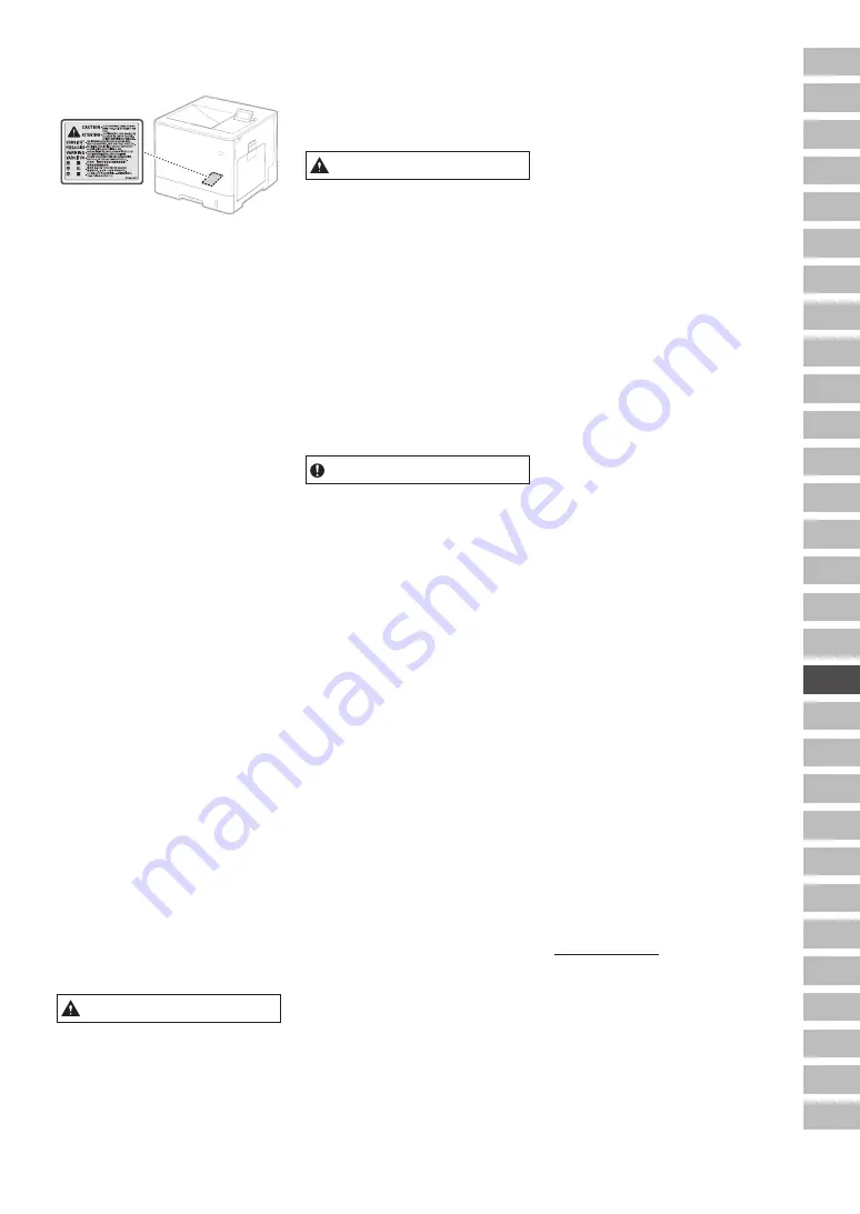 Canon LBP722Cdw Important Safety Instructions Manual Download Page 69