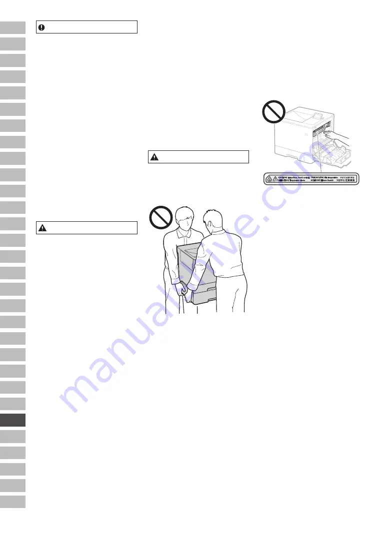 Canon LBP722Cdw Important Safety Instructions Manual Download Page 94