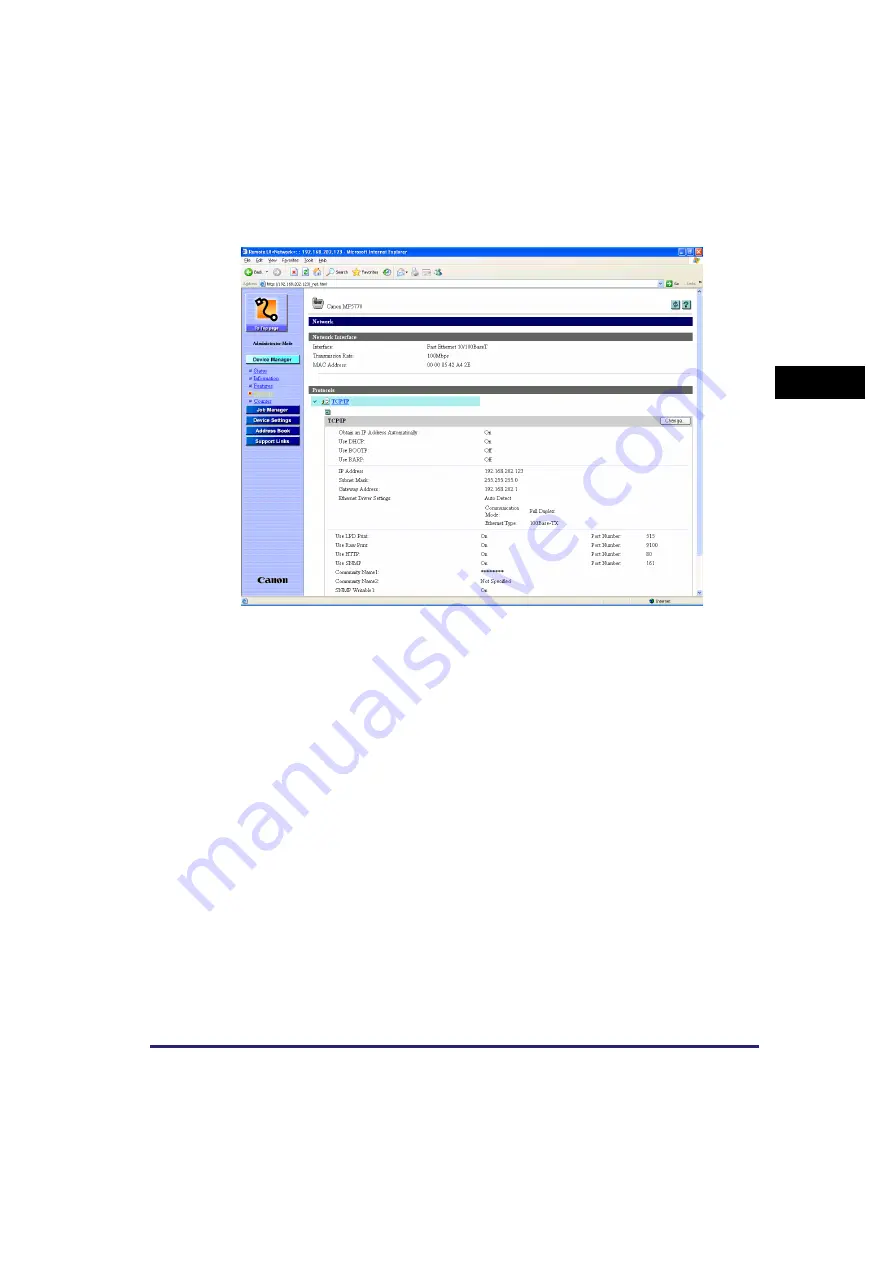 Canon MF5750 - ImageCLASS B/W Laser Remote Ui Manual Download Page 19