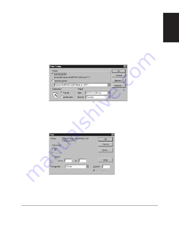 Canon MultiPASS C20 Software User'S Manual Download Page 136