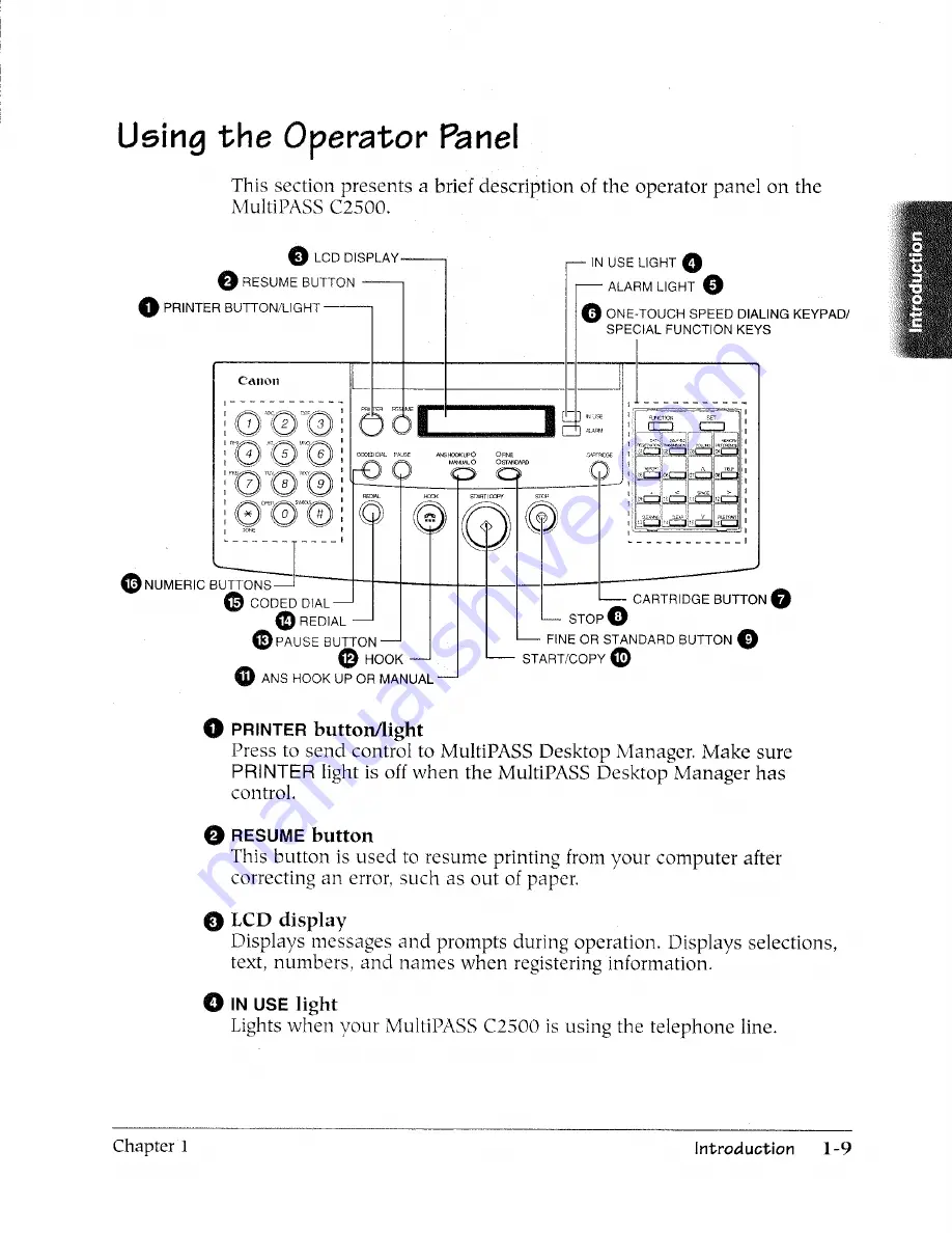 Canon MultiPASS C2500 User Manual Download Page 24