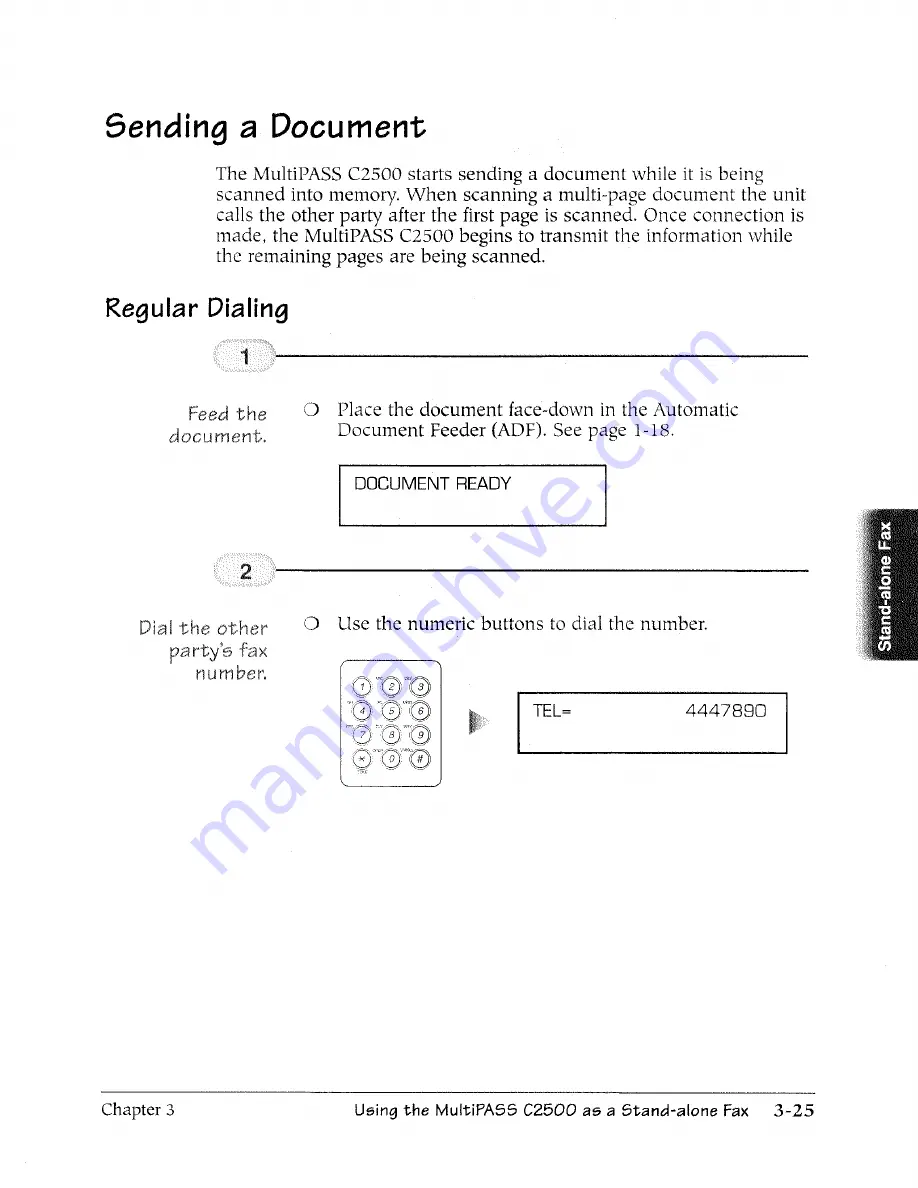 Canon MultiPASS C2500 User Manual Download Page 98