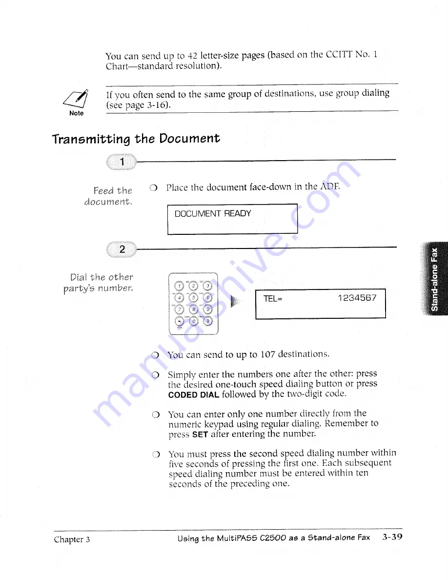 Canon MultiPASS C2500 User Manual Download Page 112