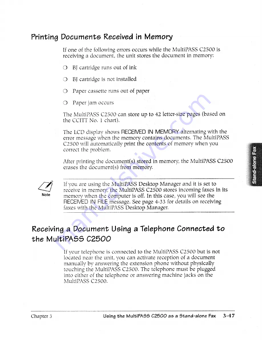 Canon MultiPASS C2500 User Manual Download Page 120