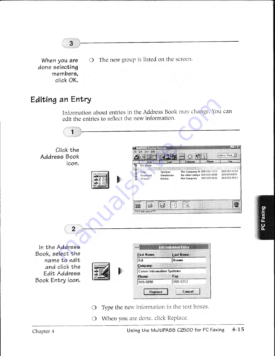 Canon MultiPASS C2500 User Manual Download Page 142