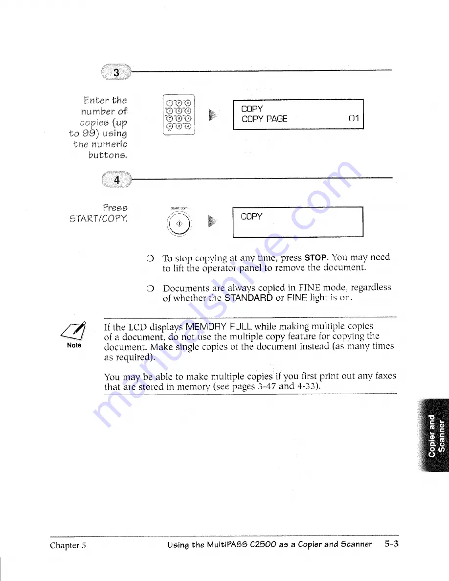 Canon MultiPASS C2500 User Manual Download Page 168