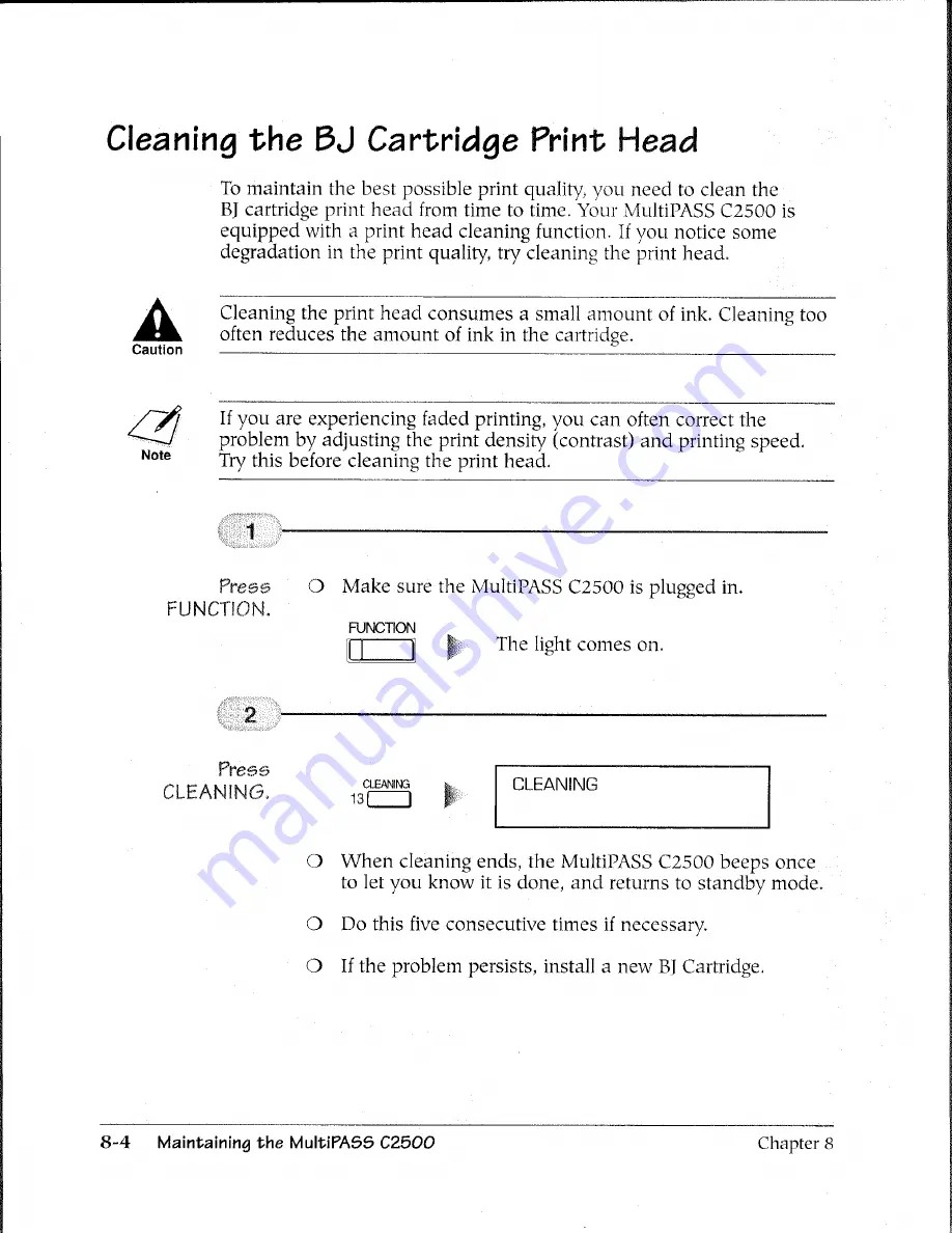 Canon MultiPASS C2500 User Manual Download Page 211