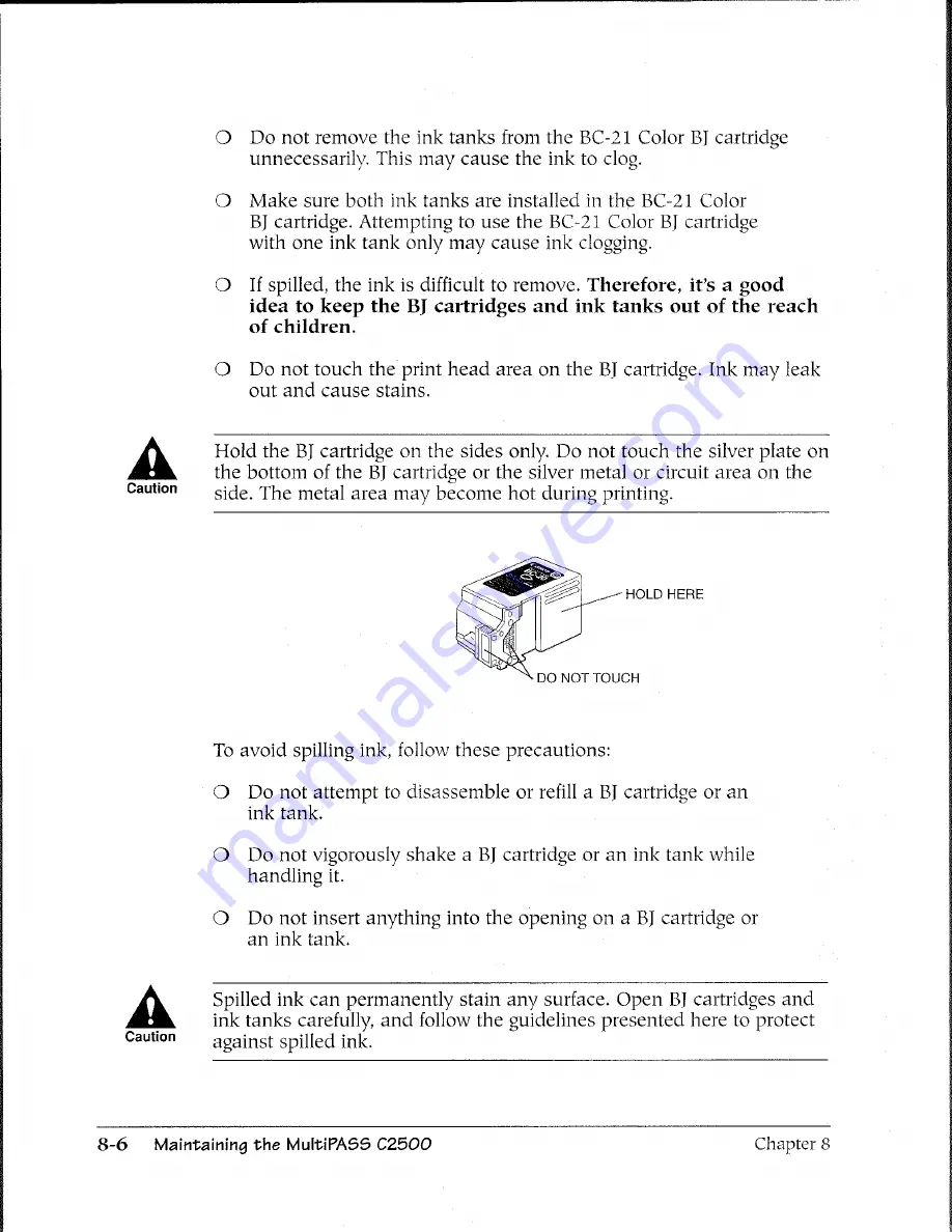 Canon MultiPASS C2500 User Manual Download Page 213