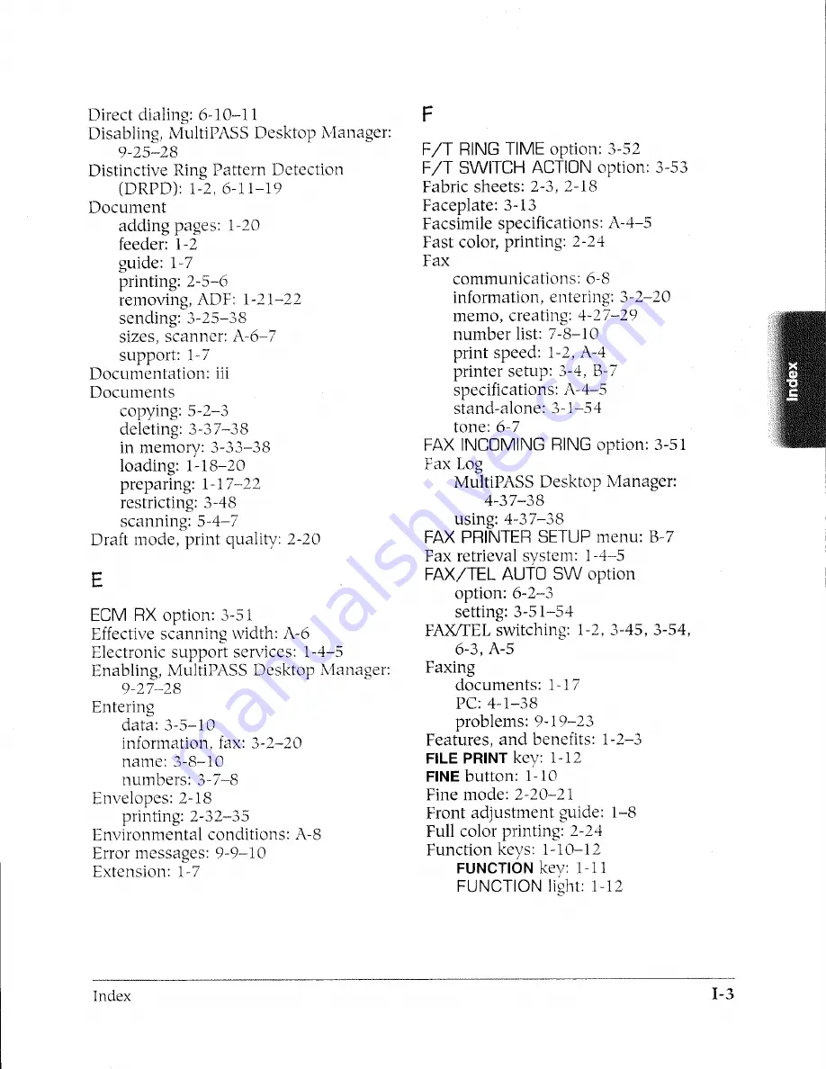 Canon MultiPASS C2500 User Manual Download Page 302