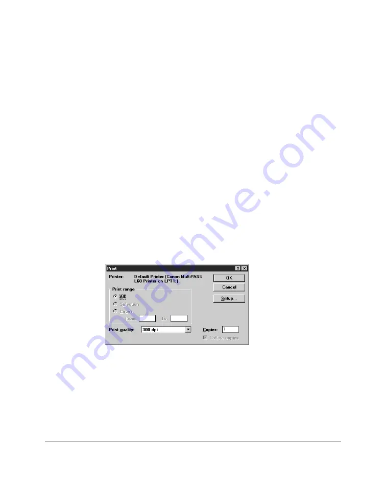 Canon MultiPASS L60 Software User'S Manual Download Page 71