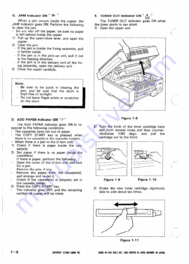 Canon NP-1010 Скачать руководство пользователя страница 10