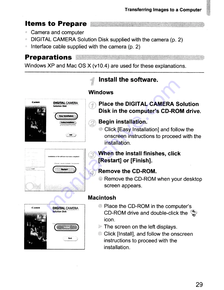 Canon PowerShot SD1200 IS Digital ELPH Getting Started Download Page 29