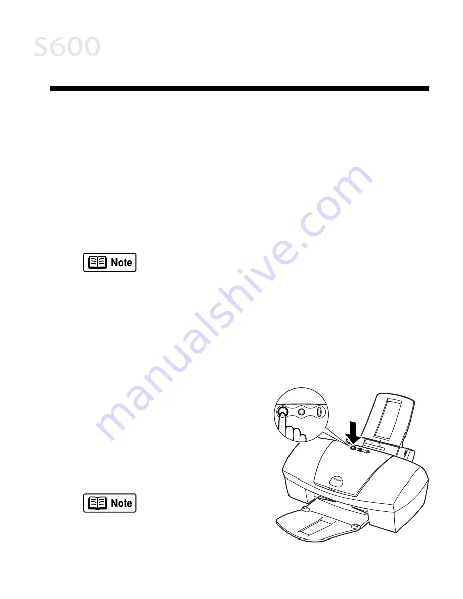 Canon S600 Quick Start Manual Download Page 5