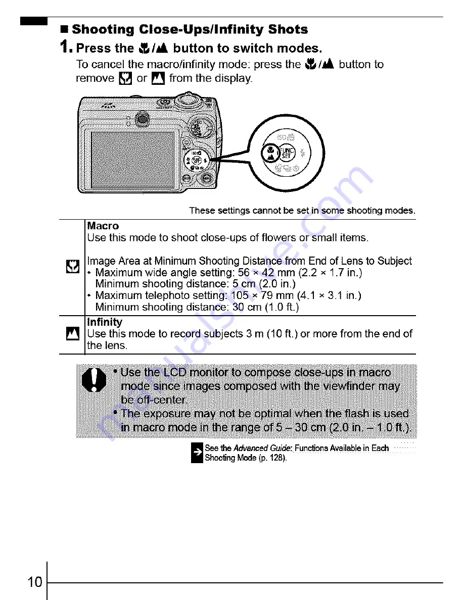 Canon SD550 - PowerShot Digital ELPH Camera Скачать руководство пользователя страница 12