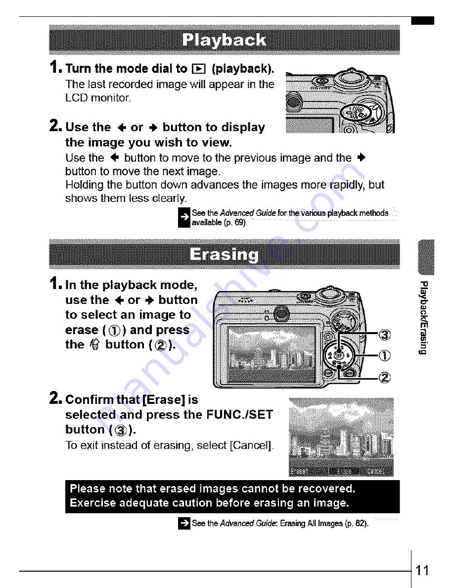 Canon SD550 - PowerShot Digital ELPH Camera Скачать руководство пользователя страница 13