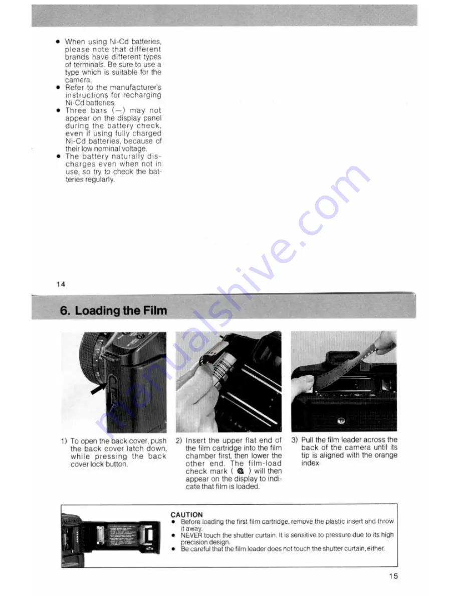 Canon T90 Instruction Manual Download Page 8