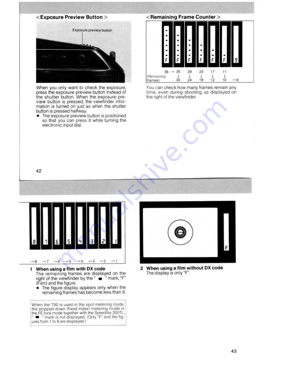 Canon T90 Instruction Manual Download Page 22