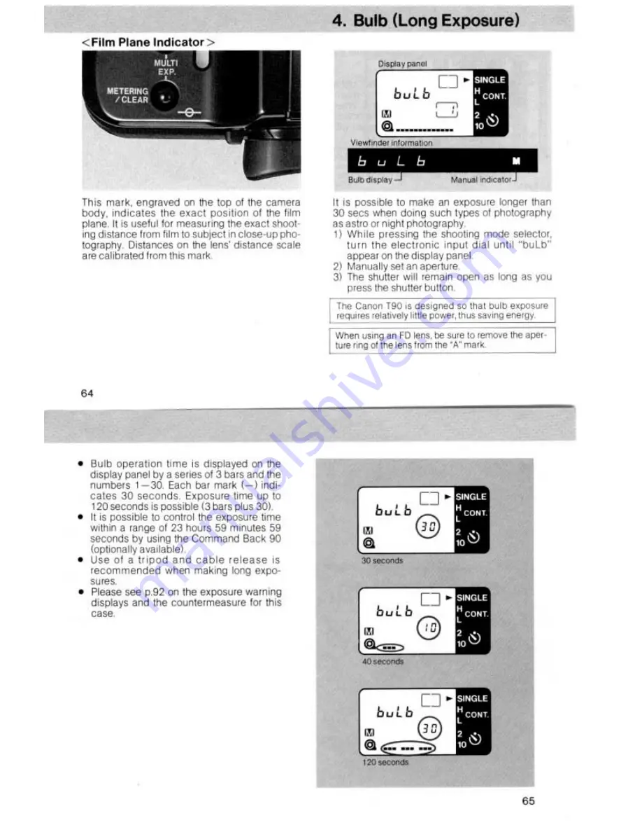 Canon T90 Instruction Manual Download Page 33