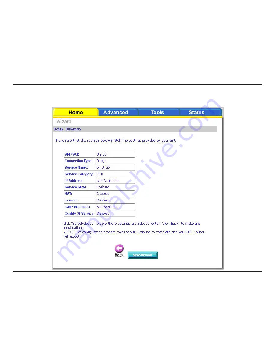 D-Link DSL-2320B - 24 Mbps DSL Modem User Manual Download Page 22