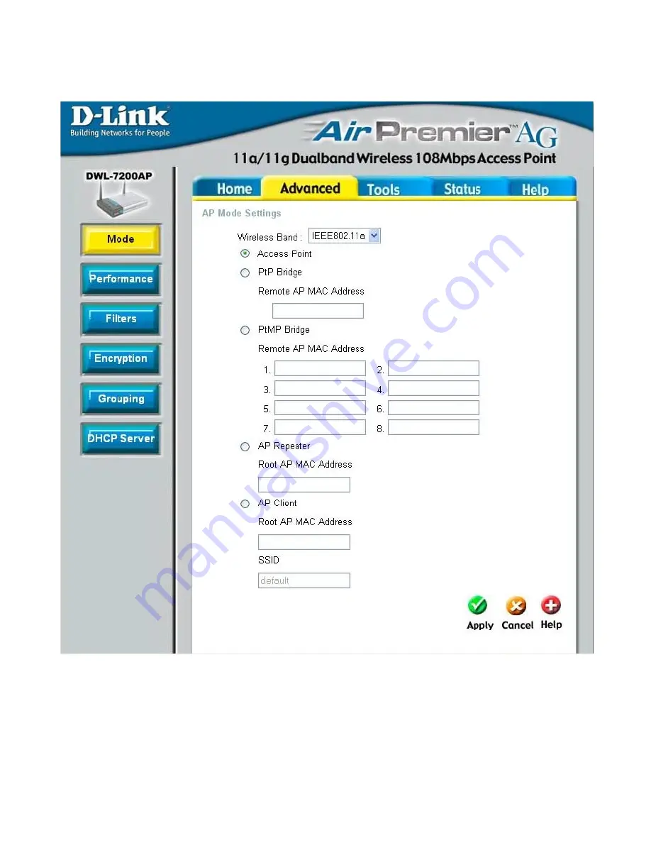 D-Link DWL-7200AP - AirPremier AG - Wireless Access... Скачать руководство пользователя страница 16