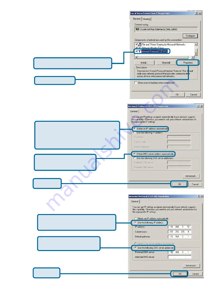 D-Link DWL-G630 - AirPlus G 802.11g Wireless PC... Quick Installation Manual Download Page 10