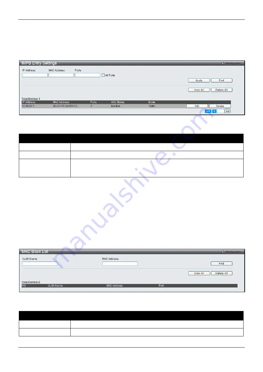 D-Link DWS-3160-24TC Reference Manual Download Page 218