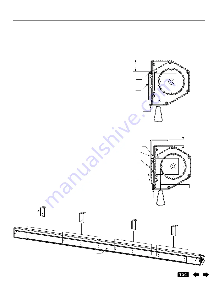 Da-Lite Tensioned Cosmopolitan Series Instruction Manual Download Page 21