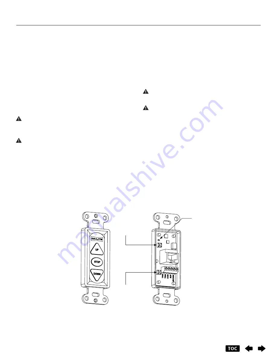 Da-Lite Tensioned Cosmopolitan Series Instruction Manual Download Page 28